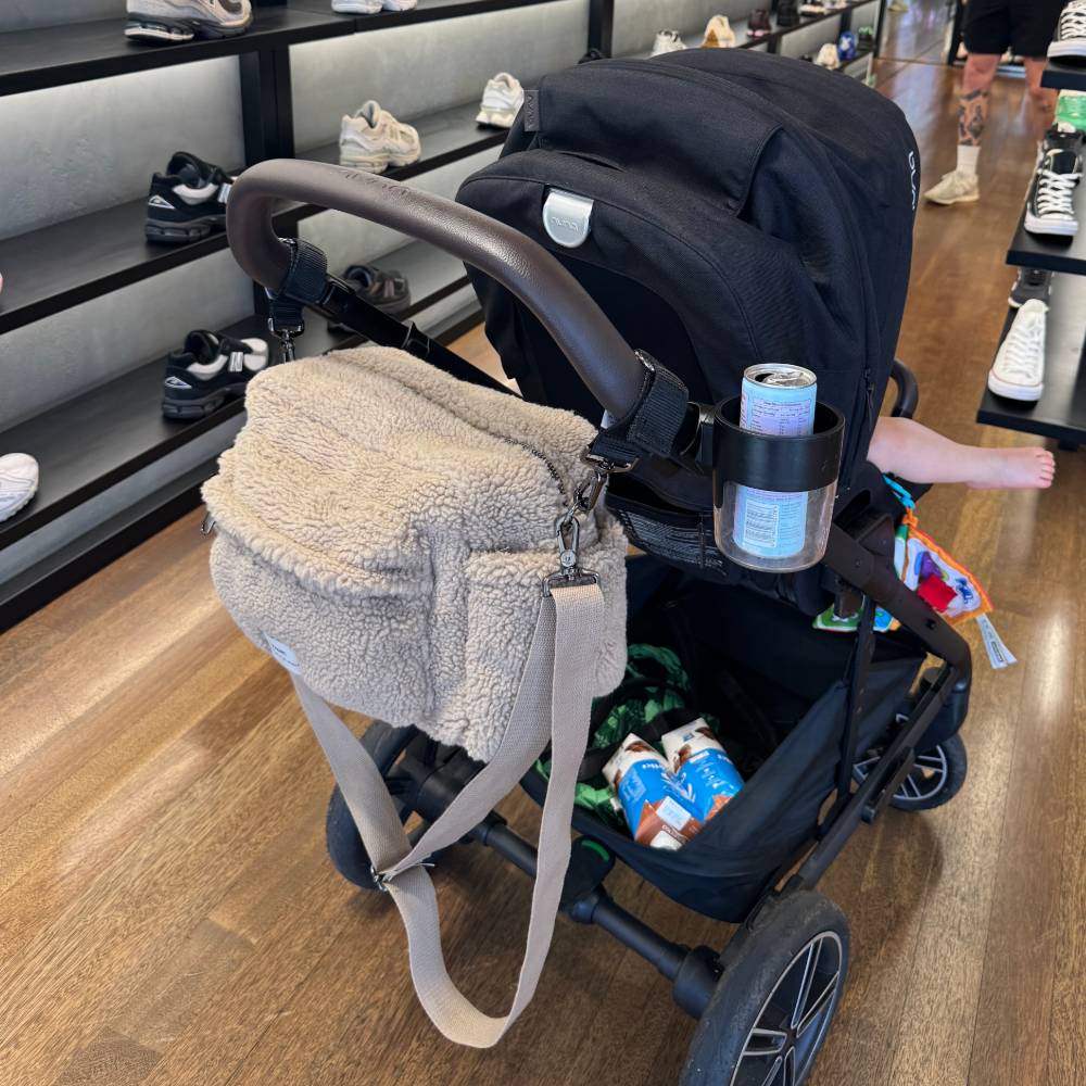 Finnson FREYA Eco Teddy Nappy Bag with Stroller Clips