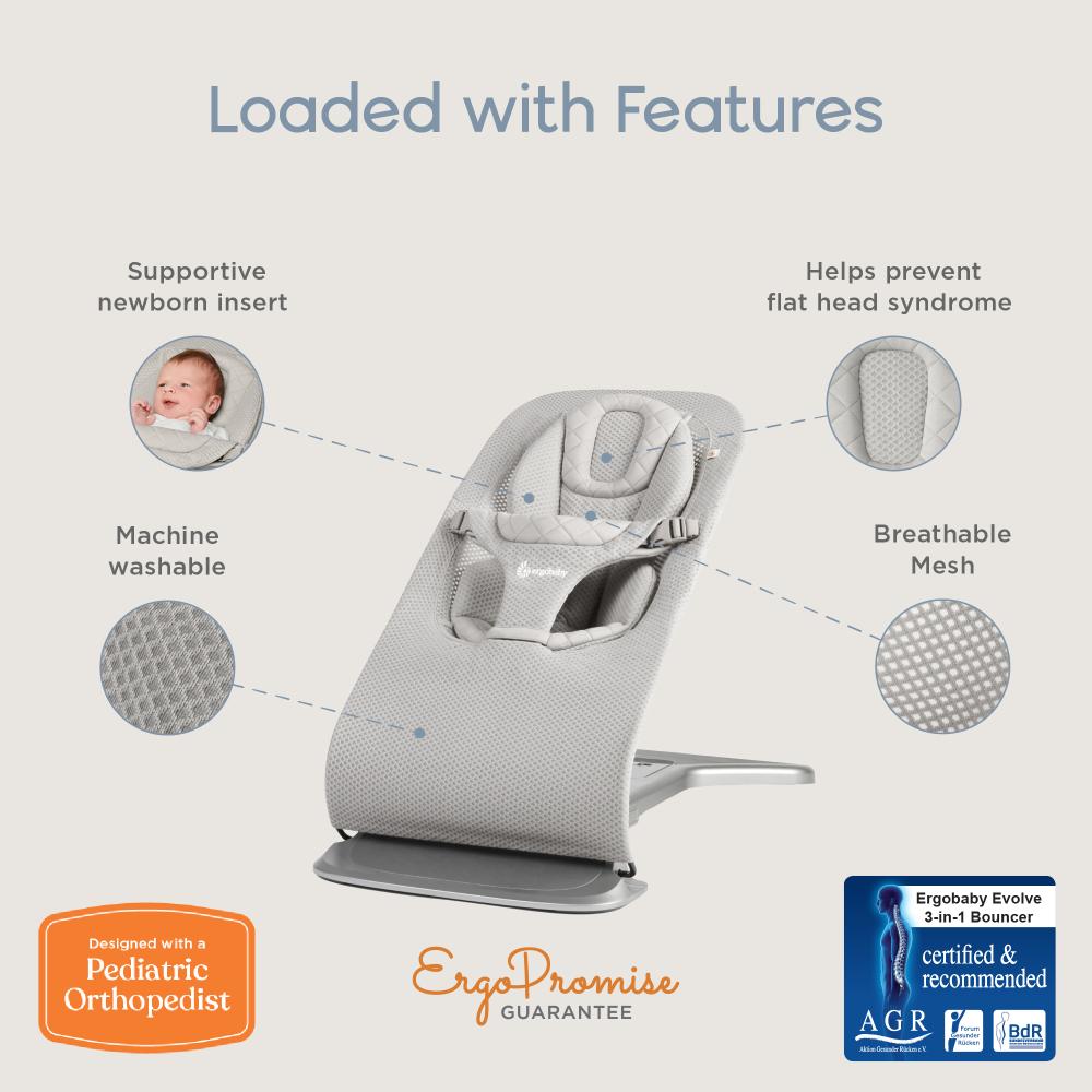 Ergobaby Evolve 3 in 1 Mesh Bouncer