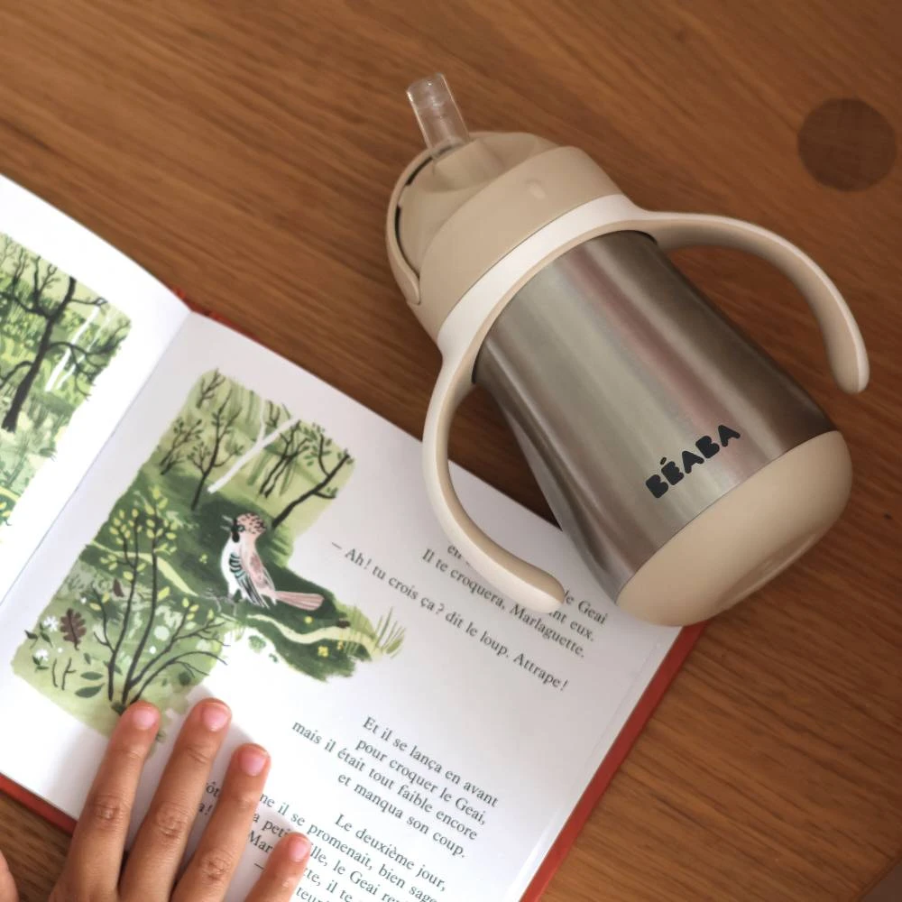 Beaba Stainless Steel Straw Cup 250ml