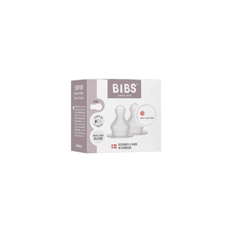 BIBS Replacement Bottle Nipples Silicone 2pk