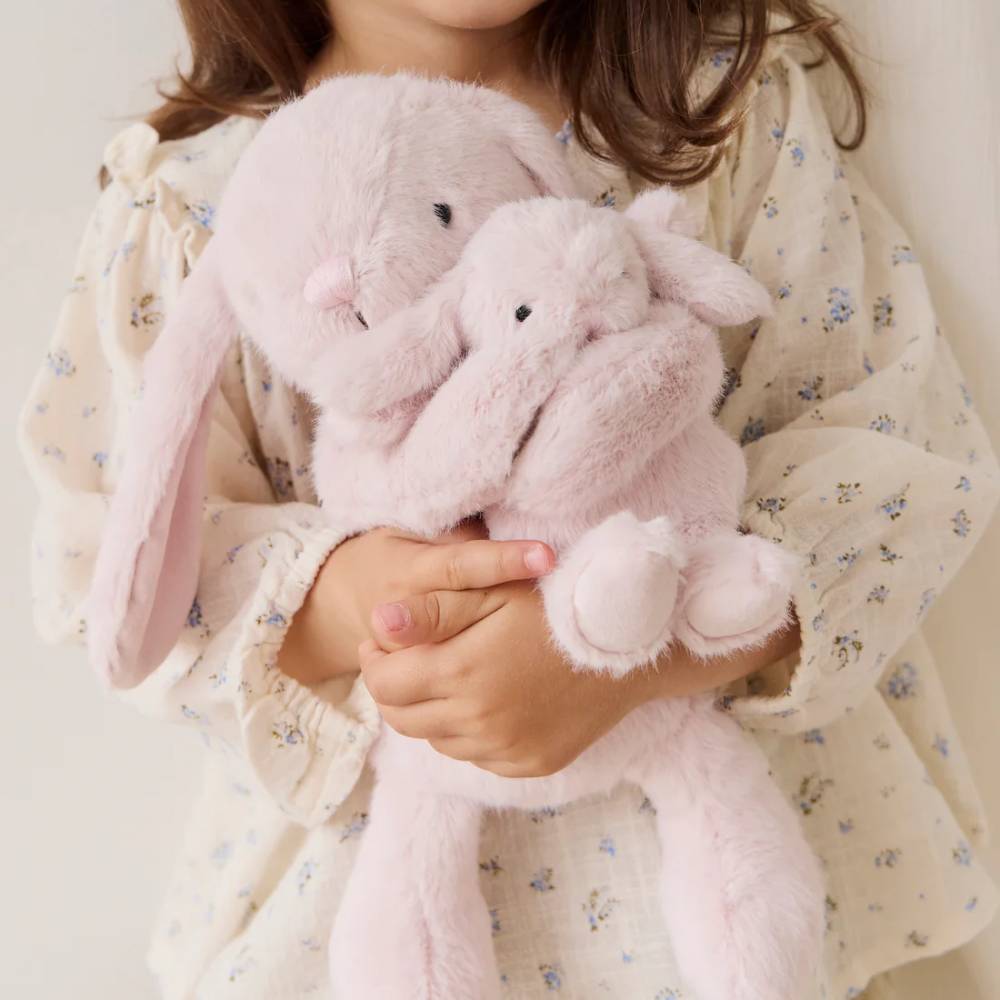 Jamie Kay Snuggle Bunnies - Plush Frankie the Hugging Bunny