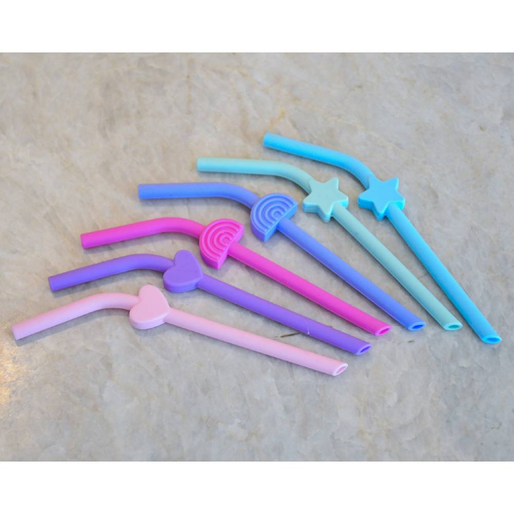Melii Silicone Straws 6pk