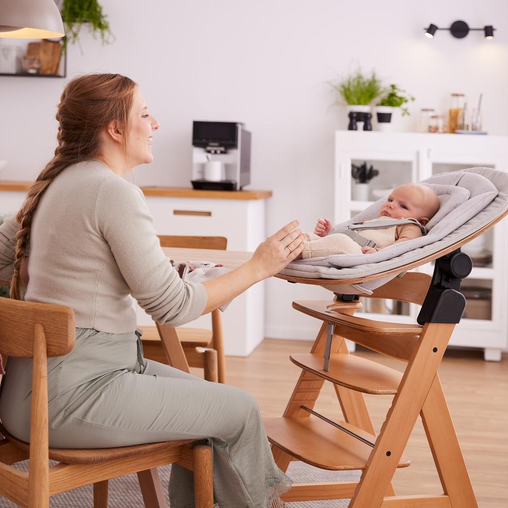 Hauck Highchair 3-in-1 Wooden Bouncer Eco