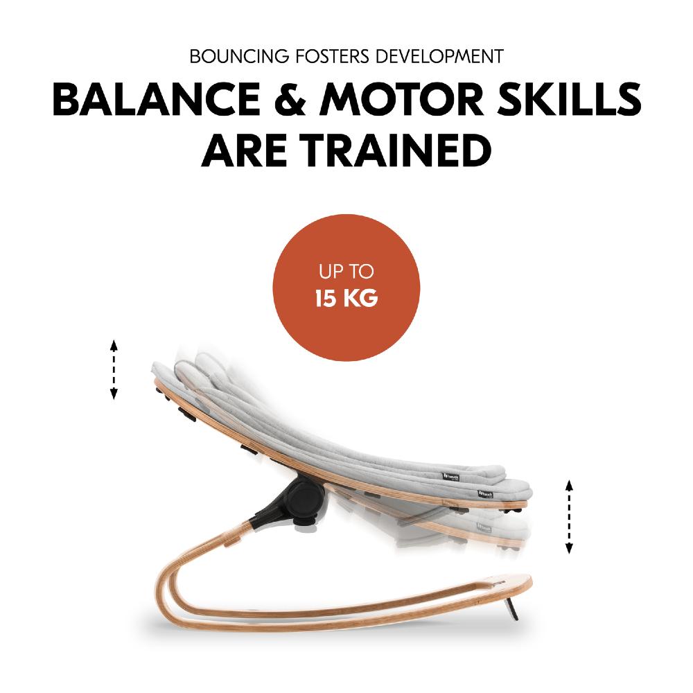 Hauck Highchair 3-in-1 Wooden Bouncer Eco