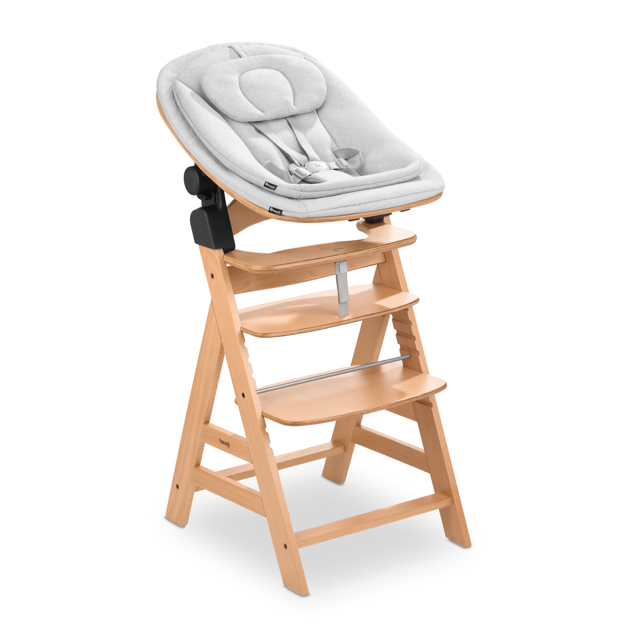 Hauck Highchair 3-in-1 Wooden Bouncer Eco