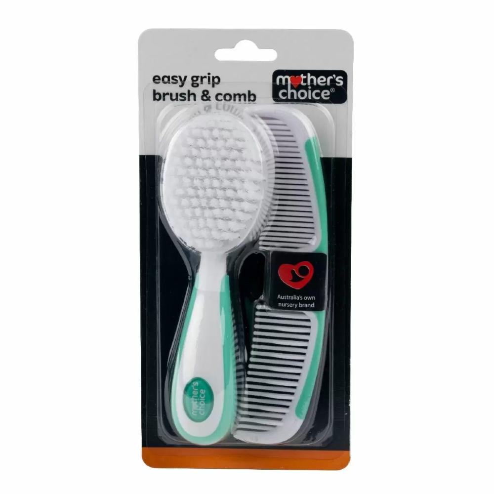 Mother's Choice Easy Grip Brush & Comb
