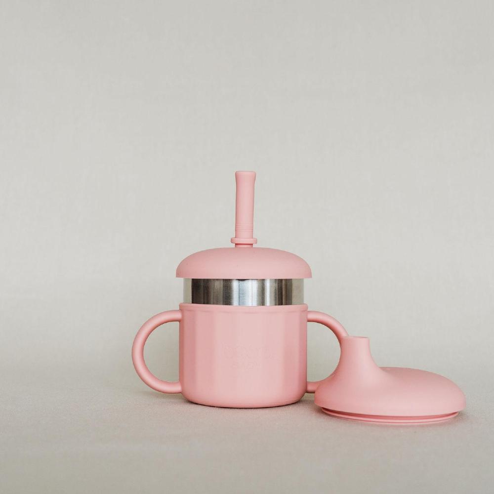 Ease.Baby 100% Leakproof 3-in-1 Stainless Steel Baby Cup