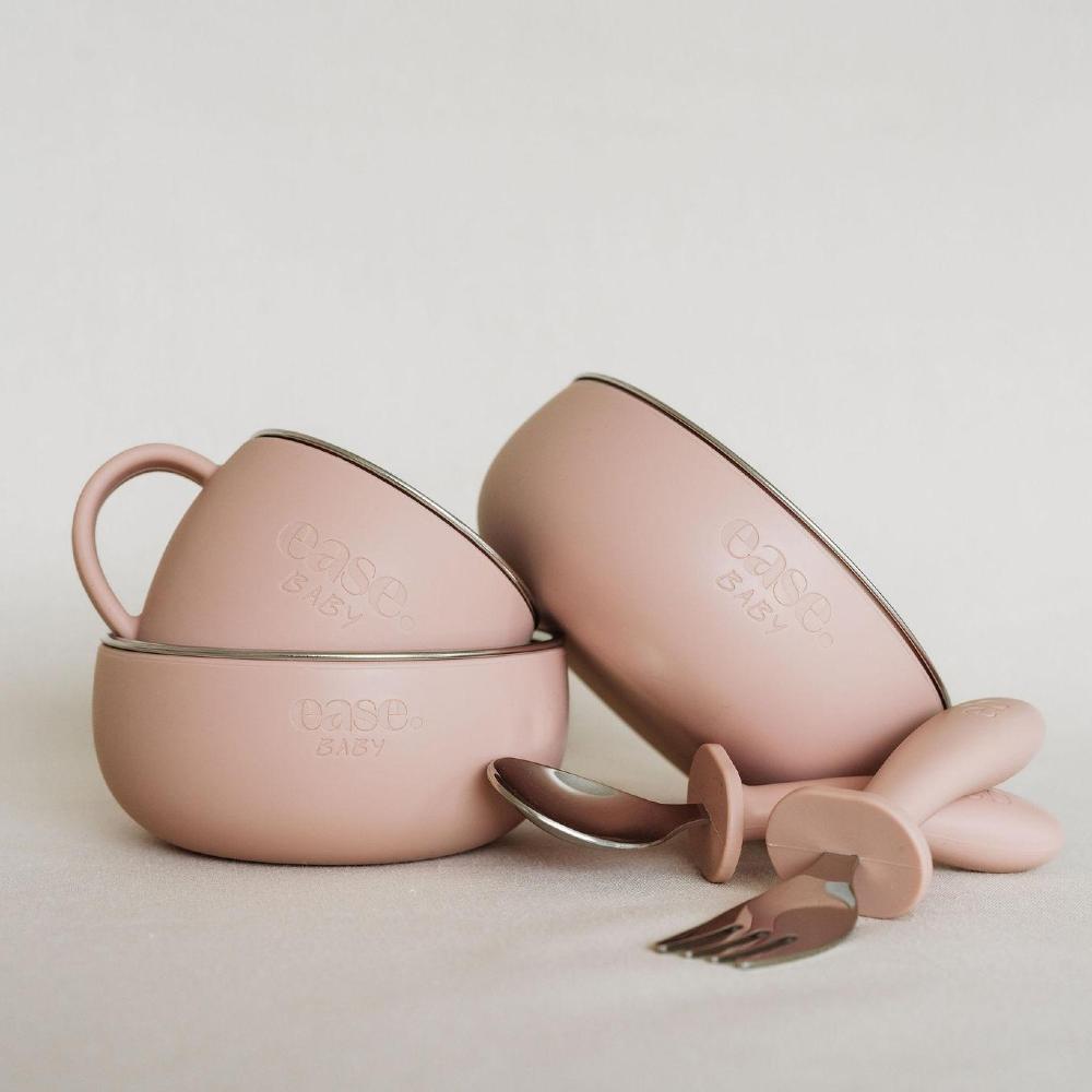 Ease.Baby Toddler Stainless Steel Bowl Bundle