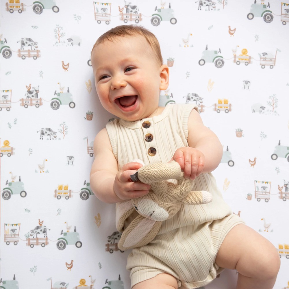 Living Textiles Organic Jersey Fitted Sheet