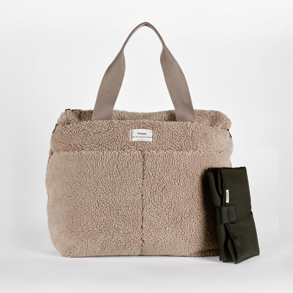 Finnson SIGRID Eco Teddy Borg Nappy Bag Tote