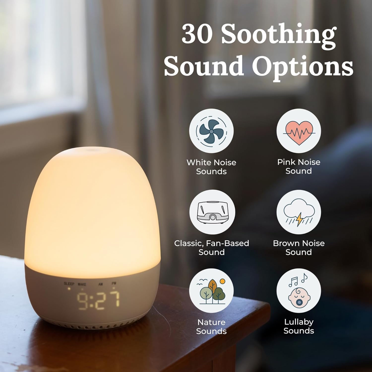 Yogasleep Light To Rise 2.0 Sound Machine, Sleep Trainer and Night Light