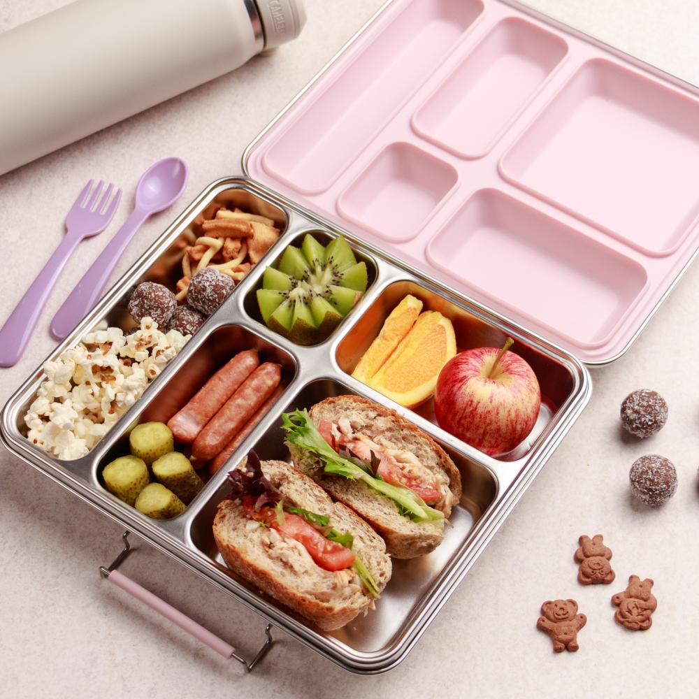 Nestling 'Colours' Stainless Steel Jumbo Bento Box