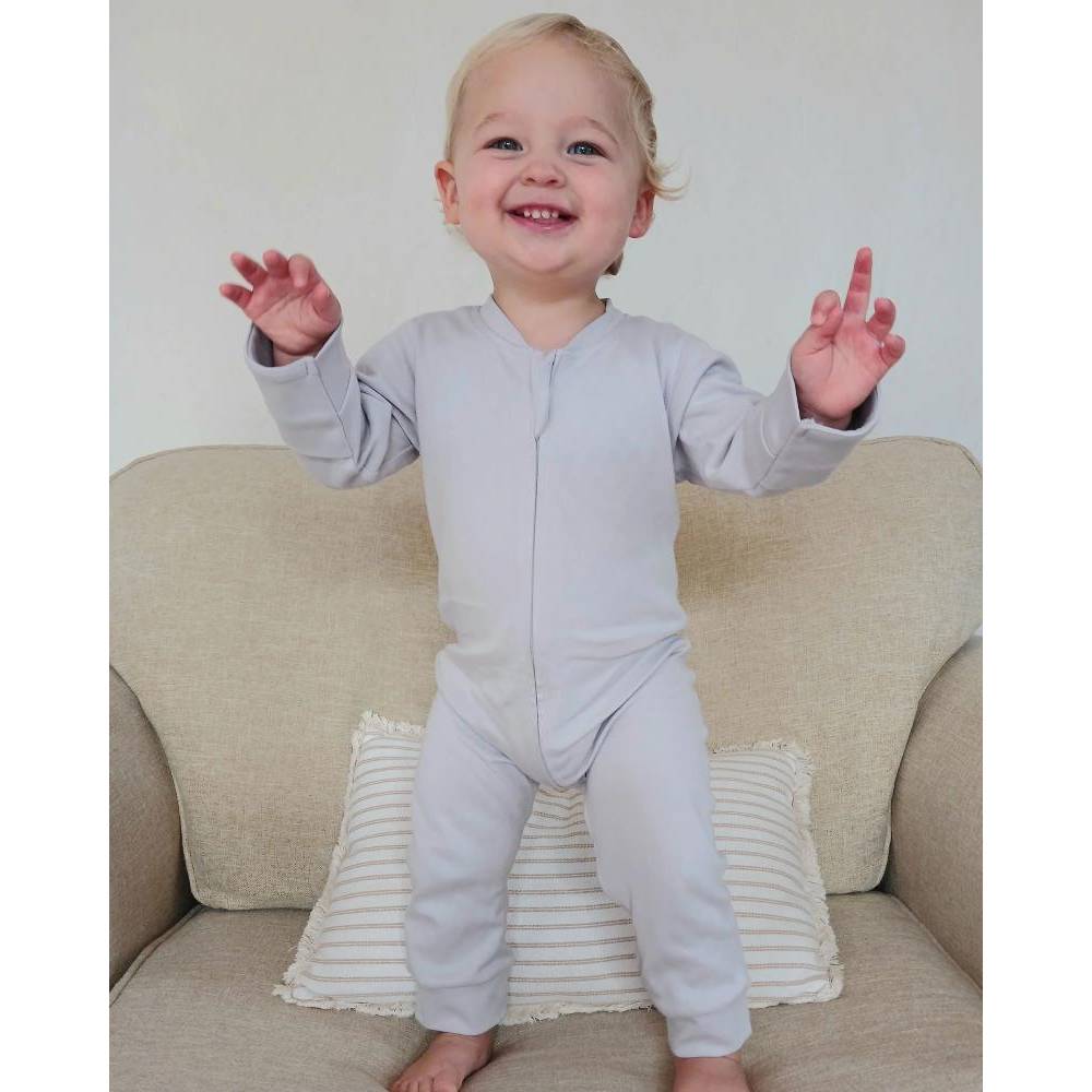 Babu Organic Cotton Footless Onesie Zipsuit