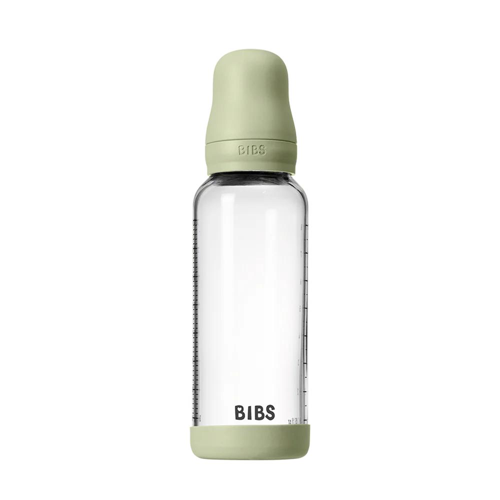 BIBS Glass Baby Bottle Complete Set - Latex