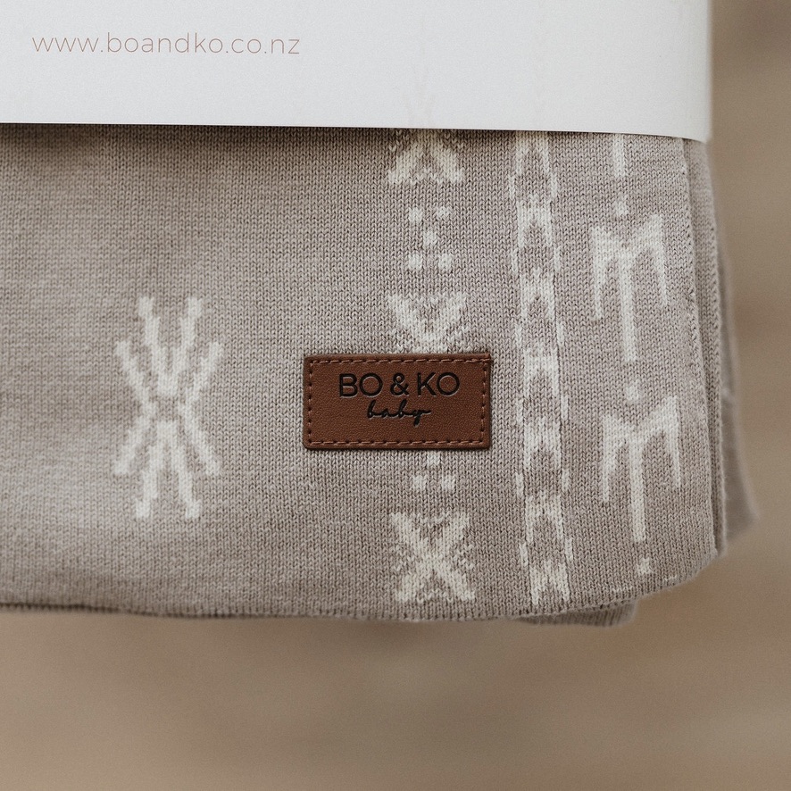 BO & KO Pacific Island Alofa Pepe Blanket