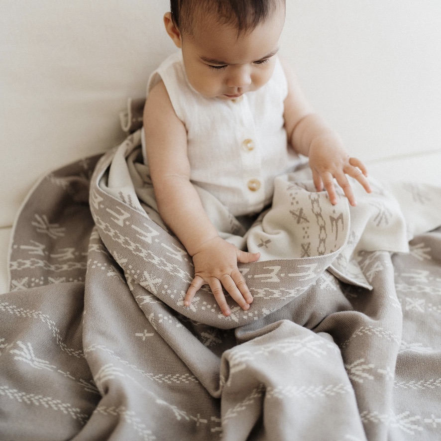 BO & KO Pacific Island Alofa Pepe Blanket