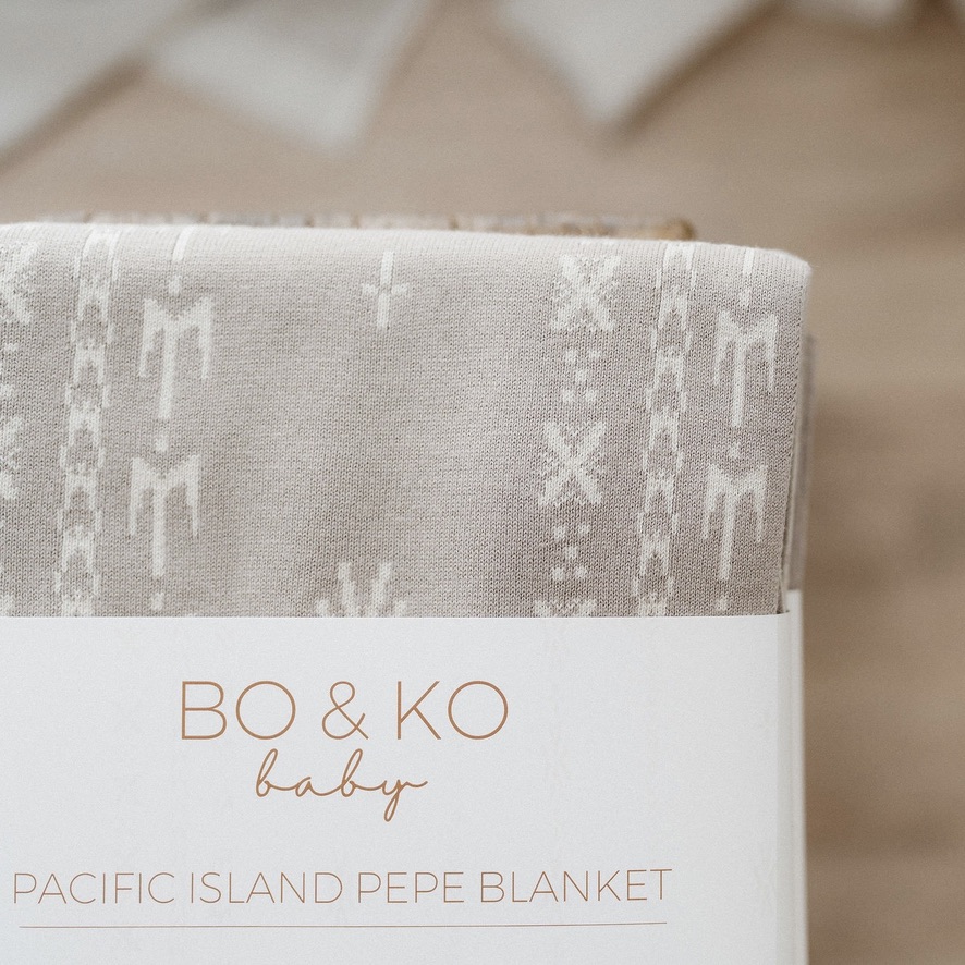 BO & KO Pacific Island Alofa Pepe Blanket
