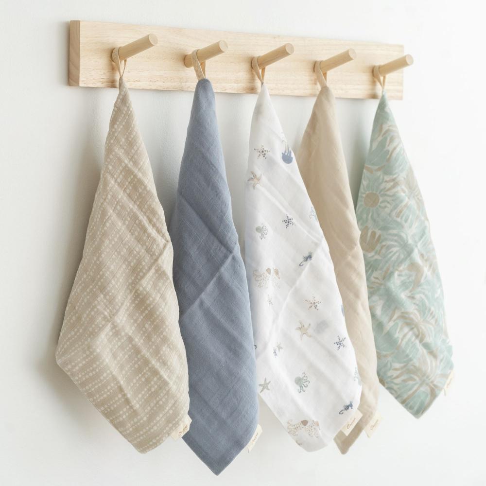 Crane Baby Wash Cloth Set 5pk