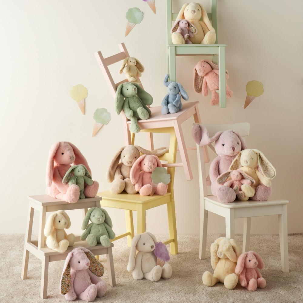 Jiggle & Giggle Medium Floral Bunny