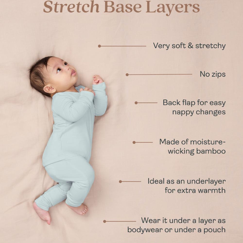 ergoPouch 0.2tog Organic Stretch Base Long Sleeve Layer