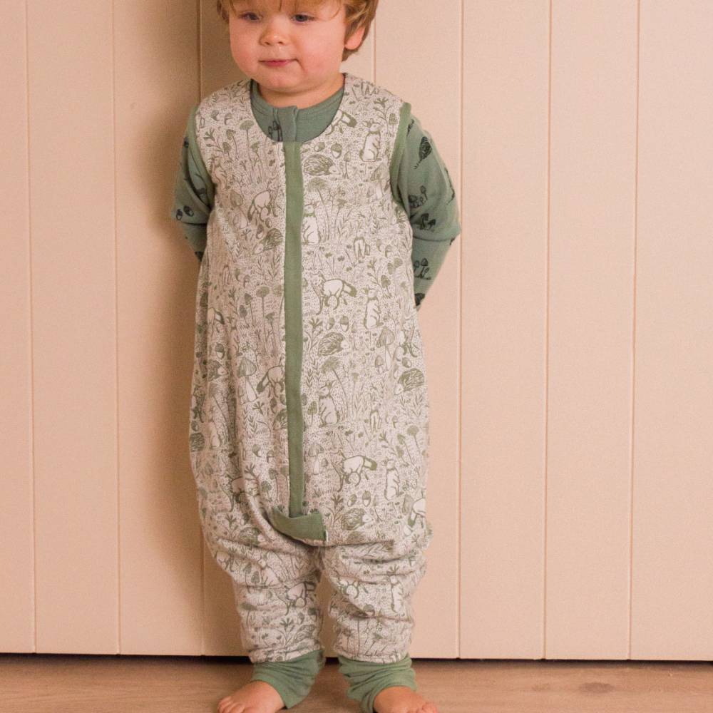 Premium All Seasons Cotton & Merino Sleeping Suit