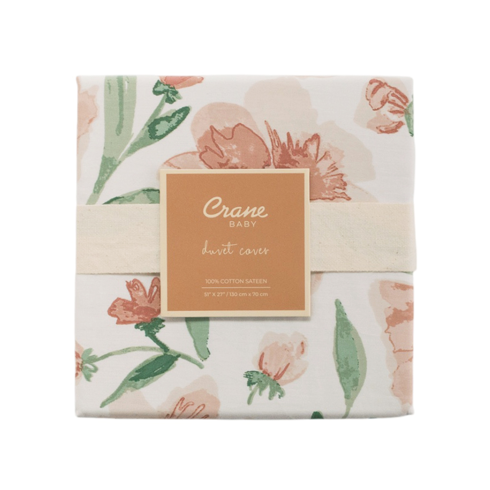 Crane Baby Cot Duvet Cover