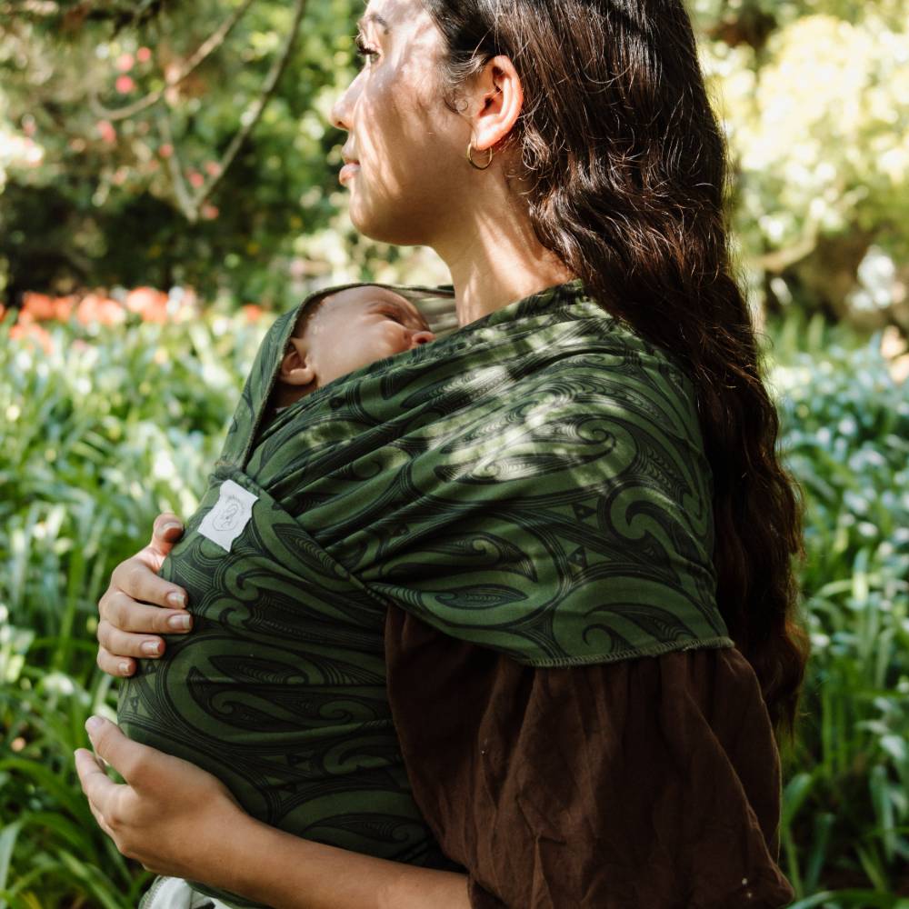 Hiwa & Awa Co Okooko Pepi Baby Wrap Carrier