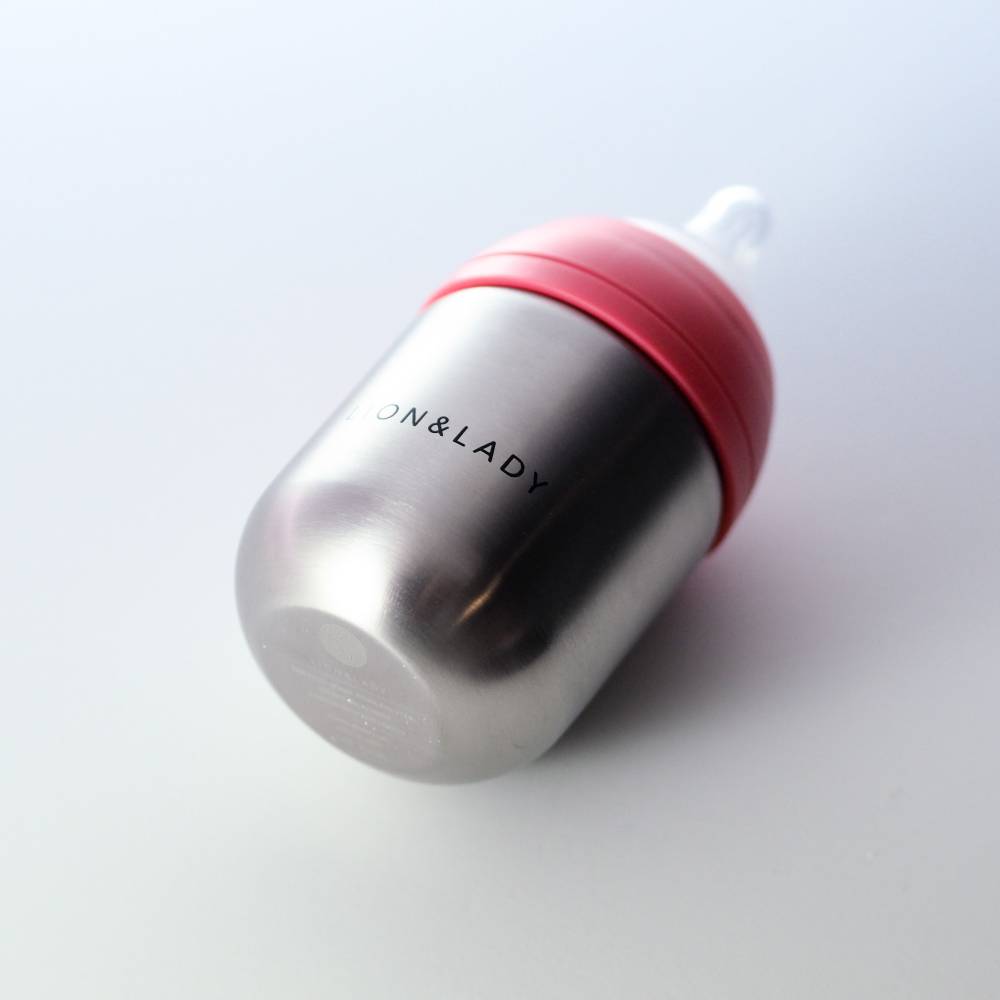 Lion & Lady 18/8 Stainless Steel Baby Bottle 210ml