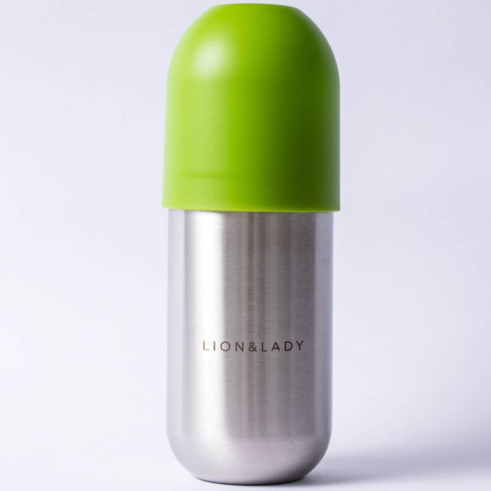 Lion & Lady 18/8 Stainless Steel Baby Bottle 350ml