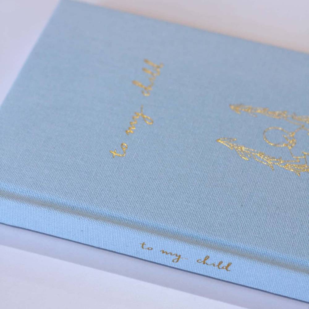 Forget Me Not Baby Journal - to my Child