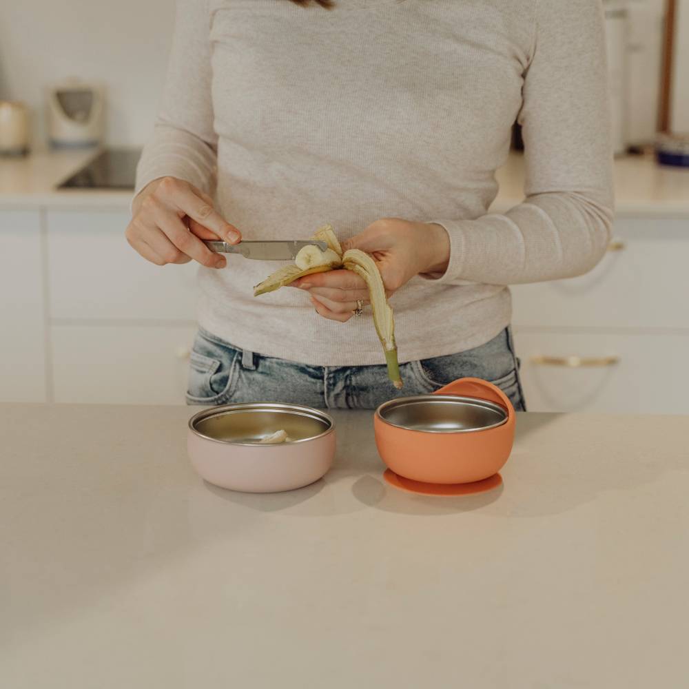 Ease.Baby Big Apetites Non Suction Stainless Steel Bowl