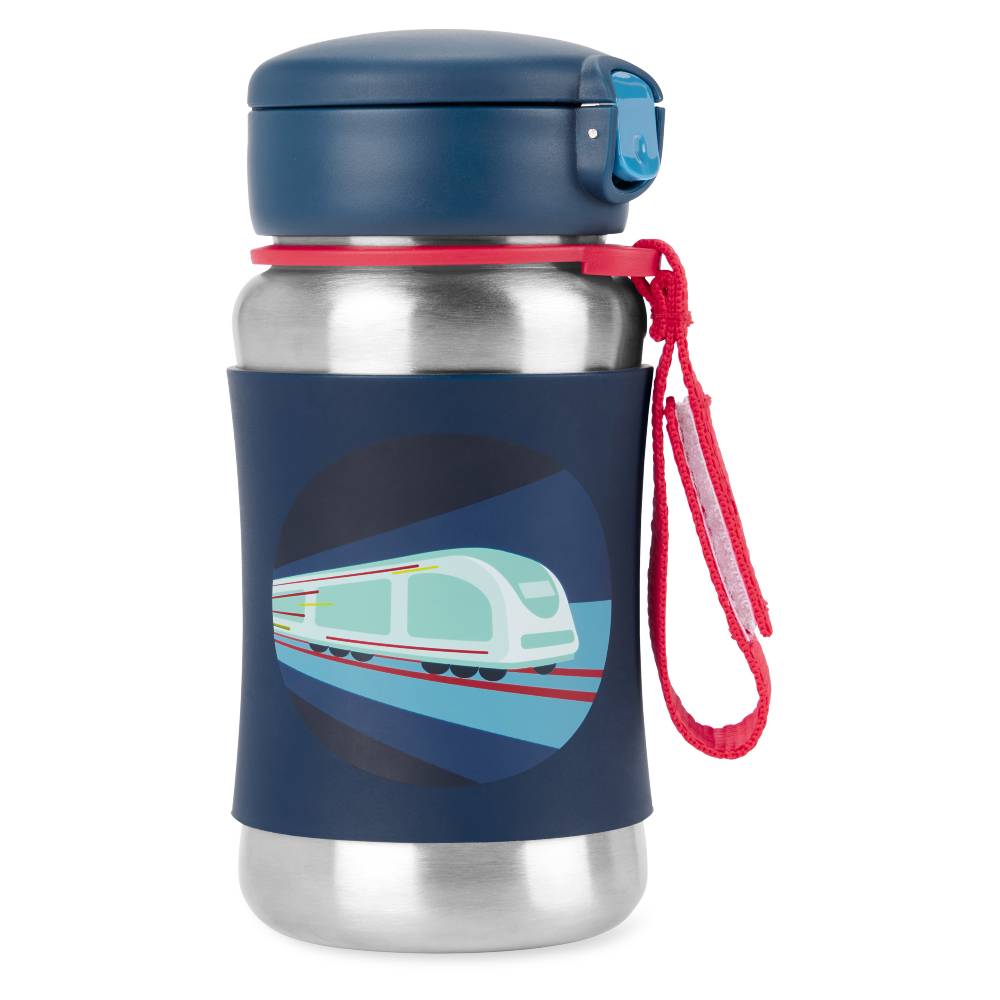 Skip Hop Spark Style Stainless Steel Straw Bottle
