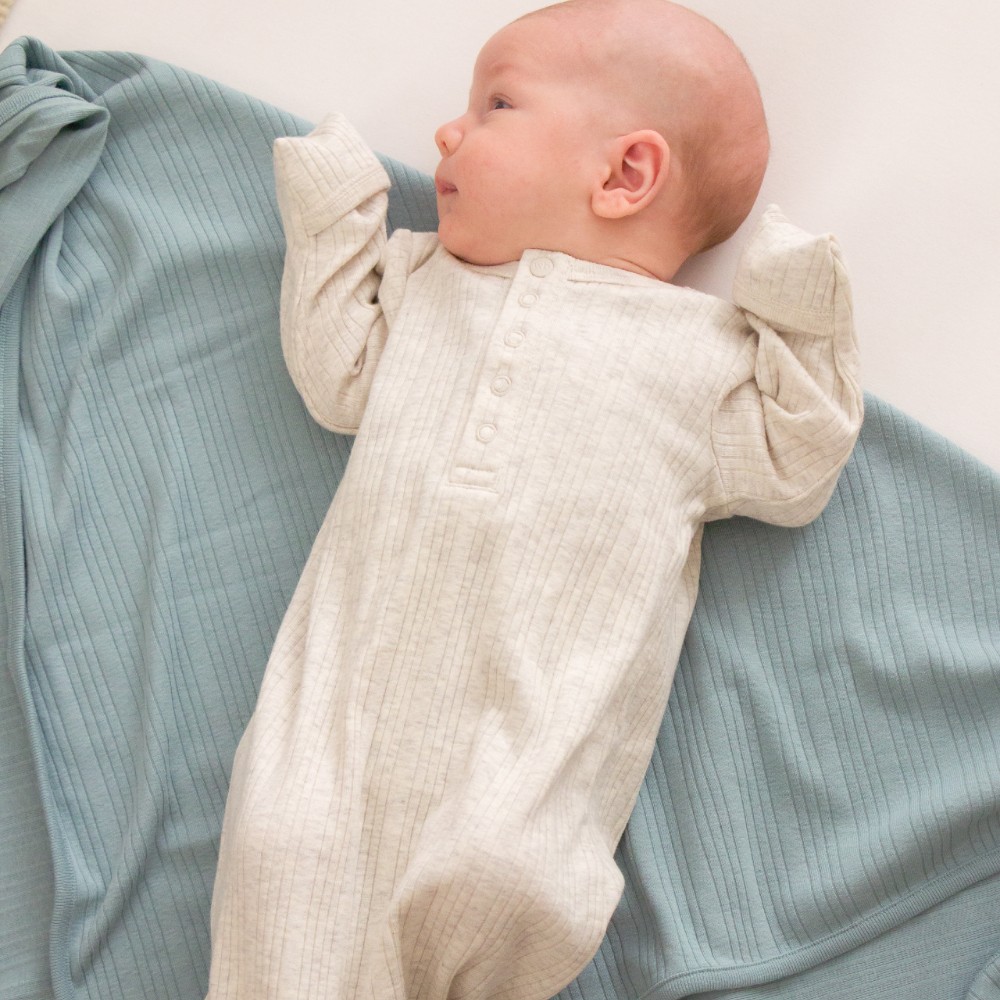 Woolbabe Merino/Organic Cotton Swaddle Blanket - Daydream Collection