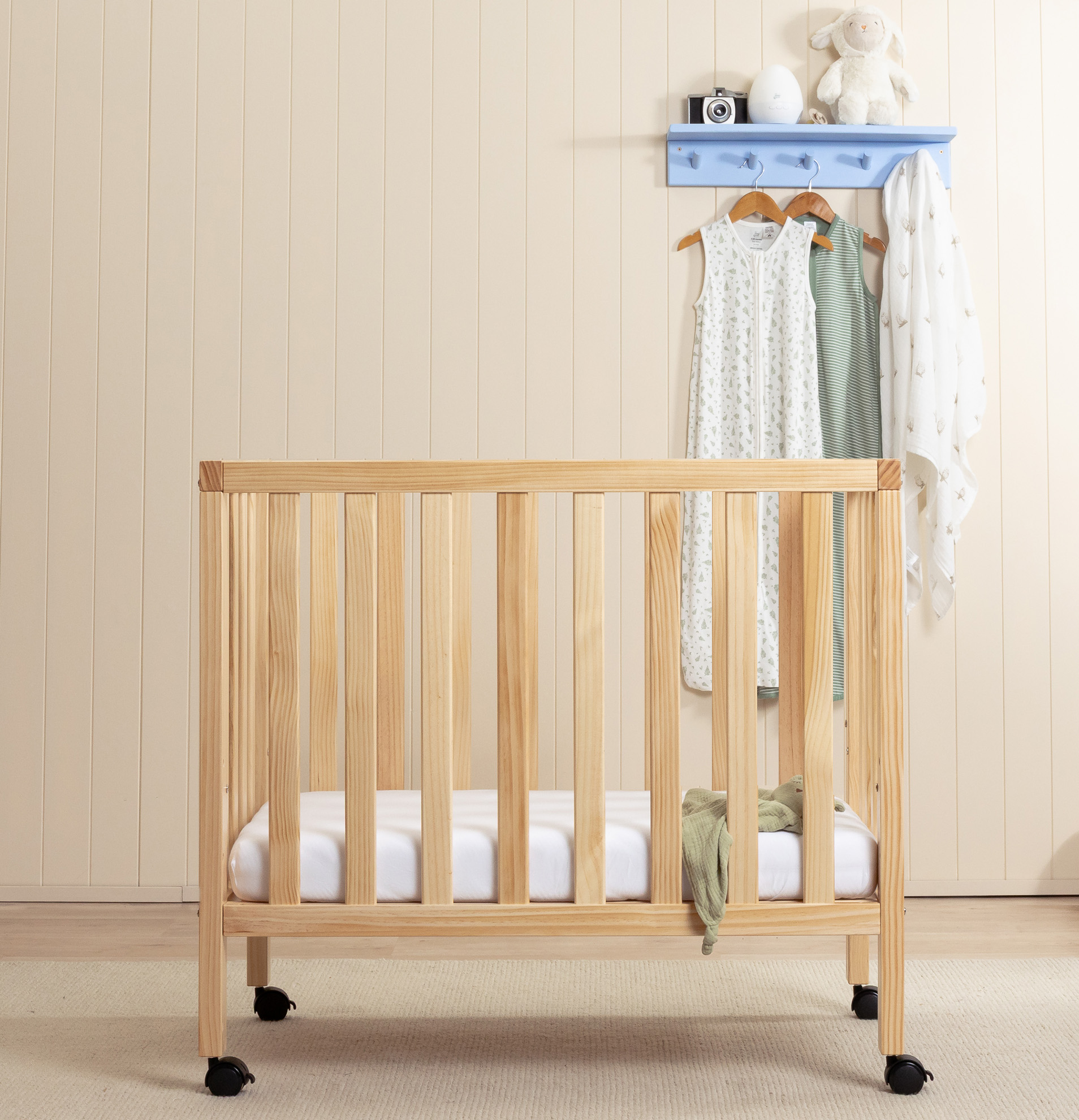 The Sleep Store Frank Cot Mini 4 in 1 with Toddler Conversion Kit