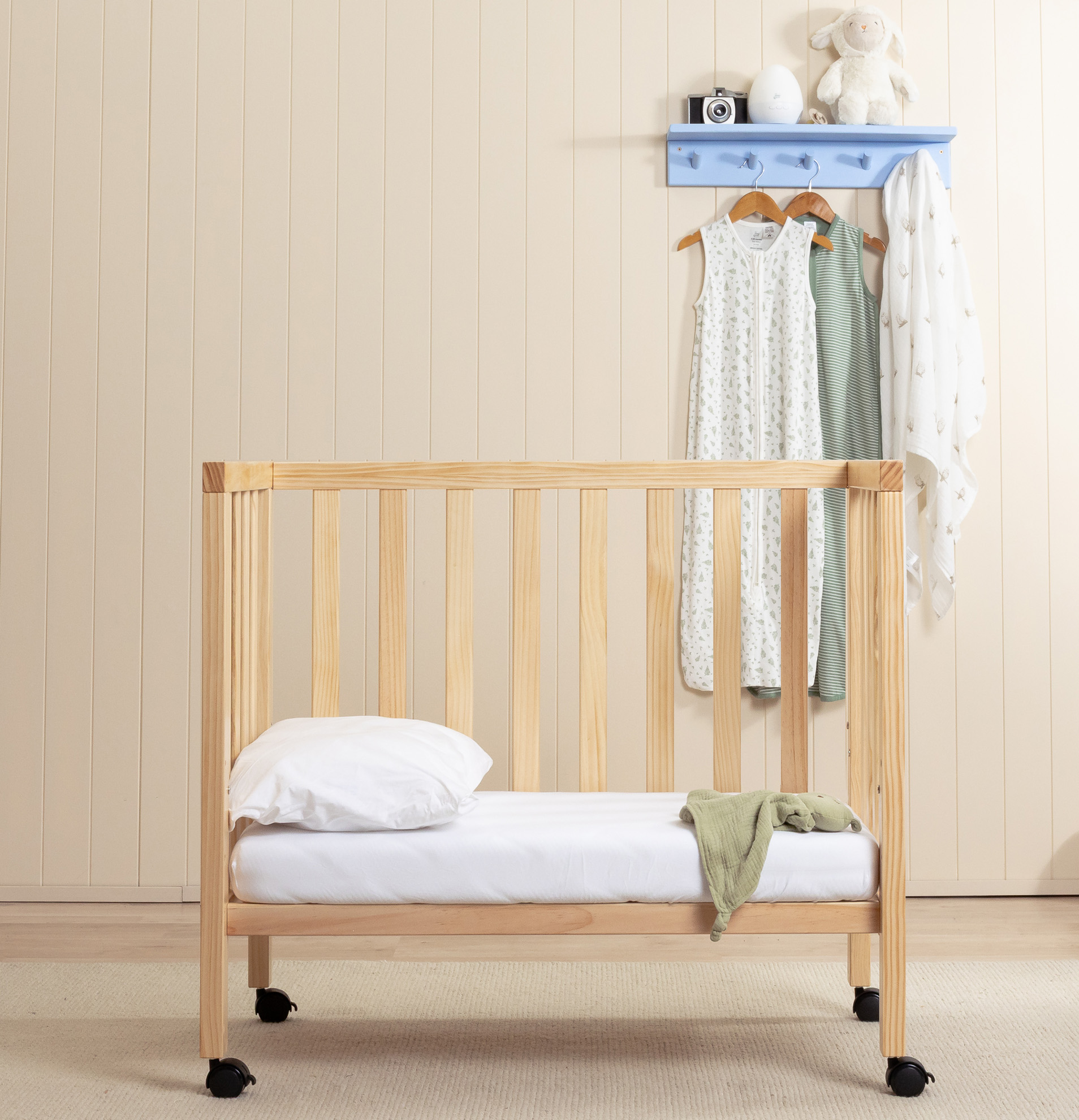 The Sleep Store Frank Cot Mini 4 in 1 with Toddler Conversion Kit