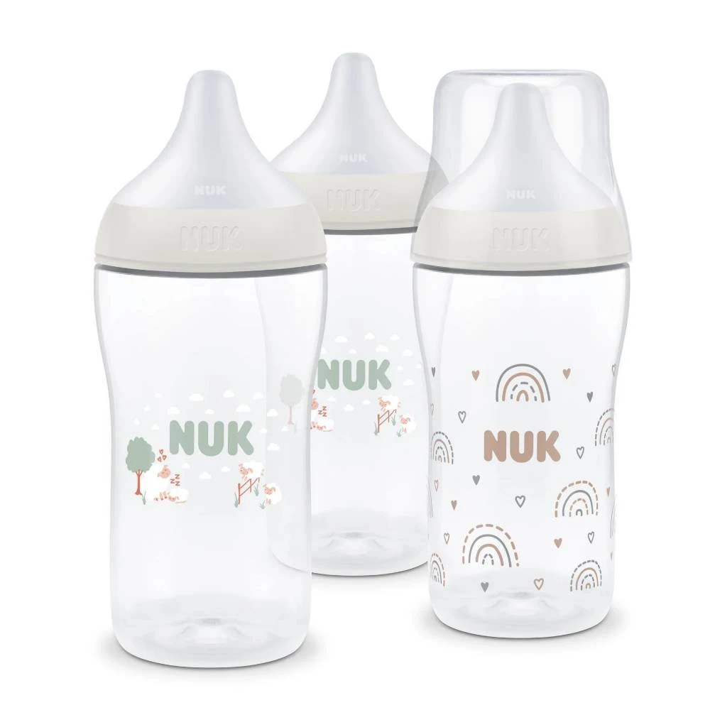 NUK Perfect Match PP Plastic Bottle Multi 3pk