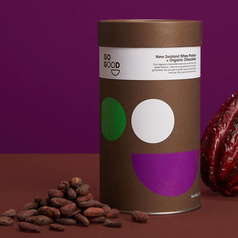 Go Good Whey Protein Powder + Organic Chocolate