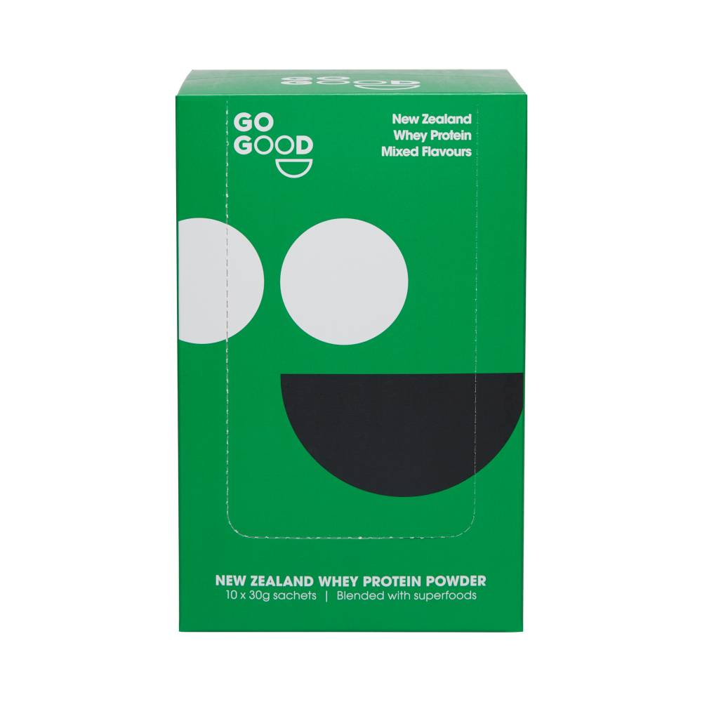 Go Good Whey Protein Sample 10pack - Mixed Flavours