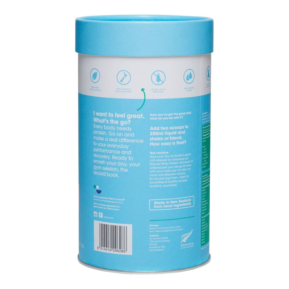Go Good Whey Protein Powder Unflavoured
