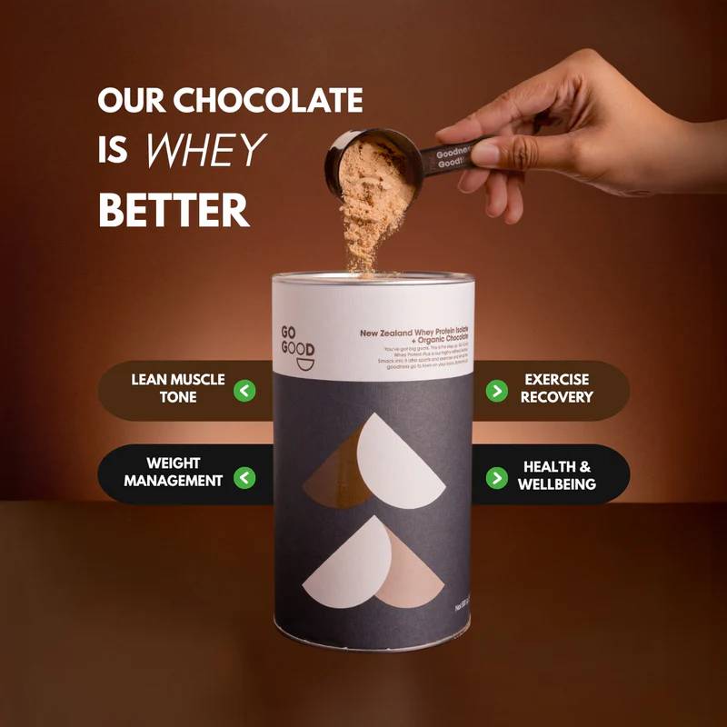 Go Good Whey Protein Isolate + Organic Chocolate