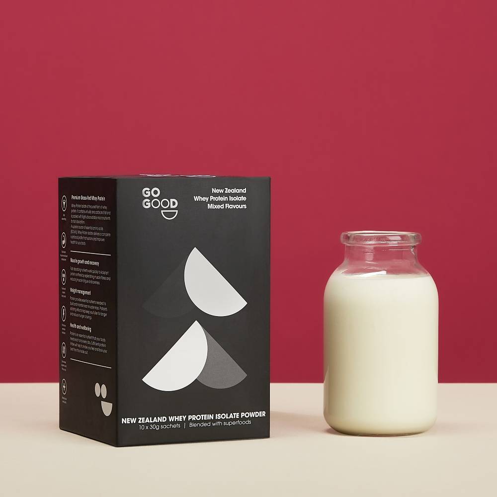 Go Good Whey Protein Isolate Sample 10pack - Mixed Flavours