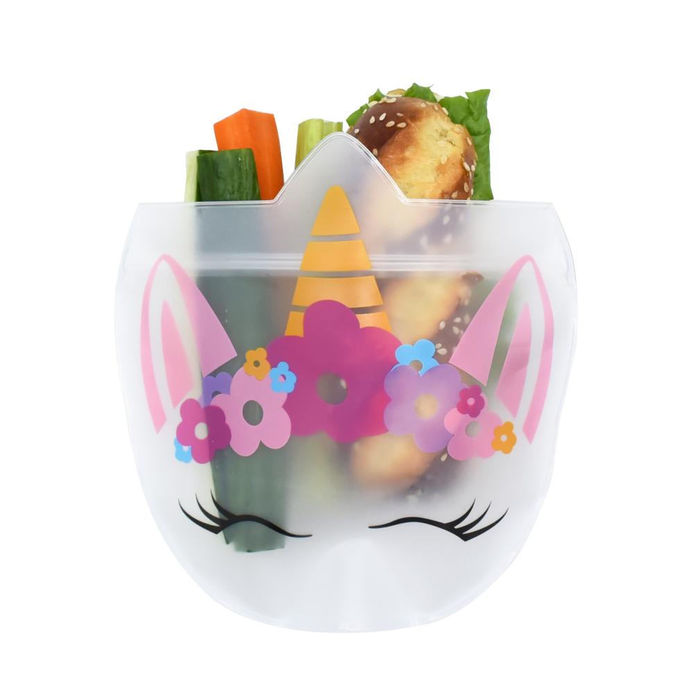 Melii PEVA Reusable Snack Bags 6pk