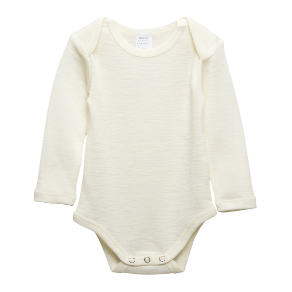 Basics Long Sleeve Merino Bodysuit