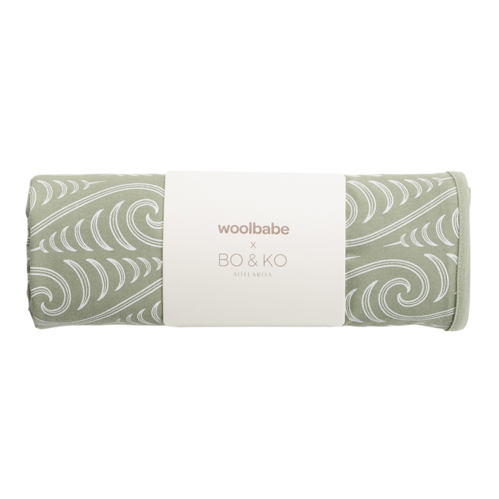 Woolbabe X BO & KO Collab Swaddle Blanket