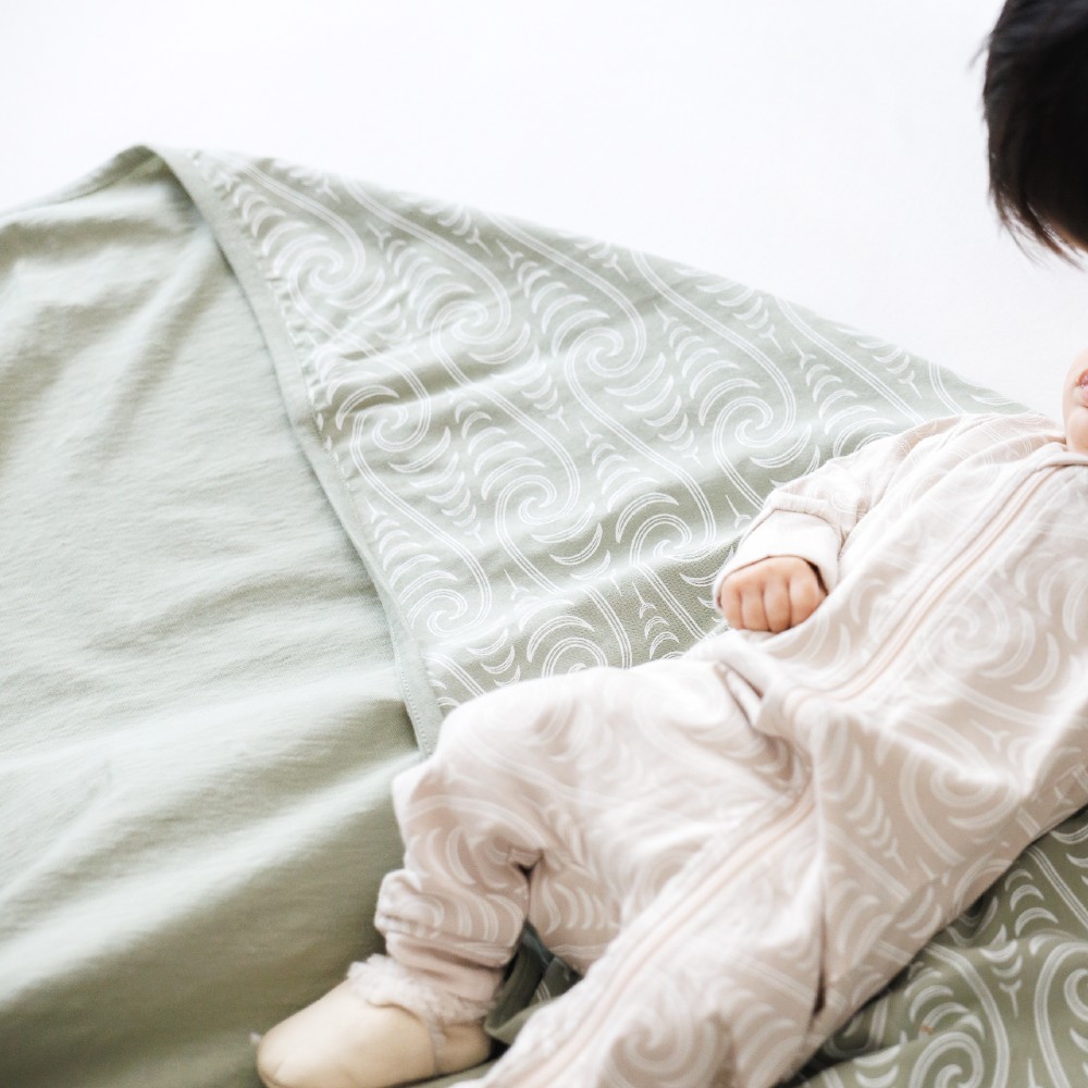 Woolbabe X BO & KO Collab Swaddle Blanket