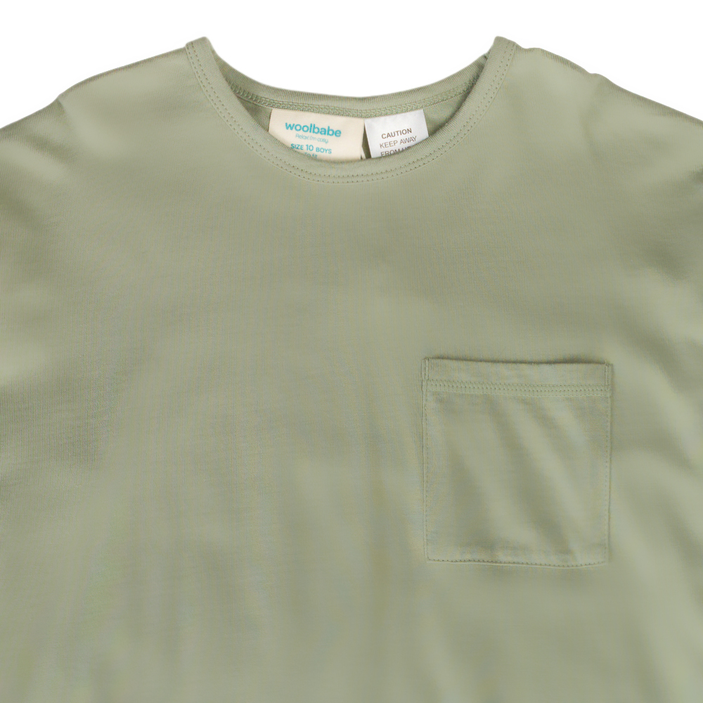 Woolbabe Merino/Organic Cotton Relaxed Winter Pyjamas 10-14 years