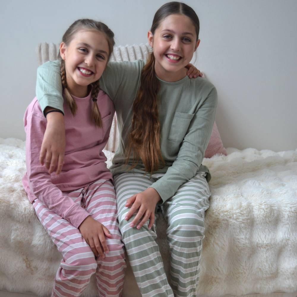 Woolbabe Merino/Organic Cotton Relaxed Winter Pyjamas 10-14 years