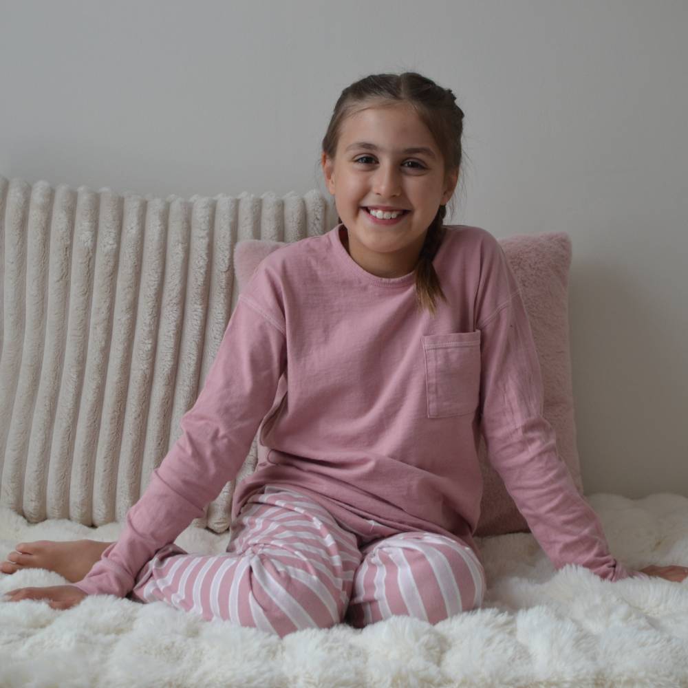 Woolbabe Merino/Organic Cotton Relaxed Winter Pyjamas 10-14 years