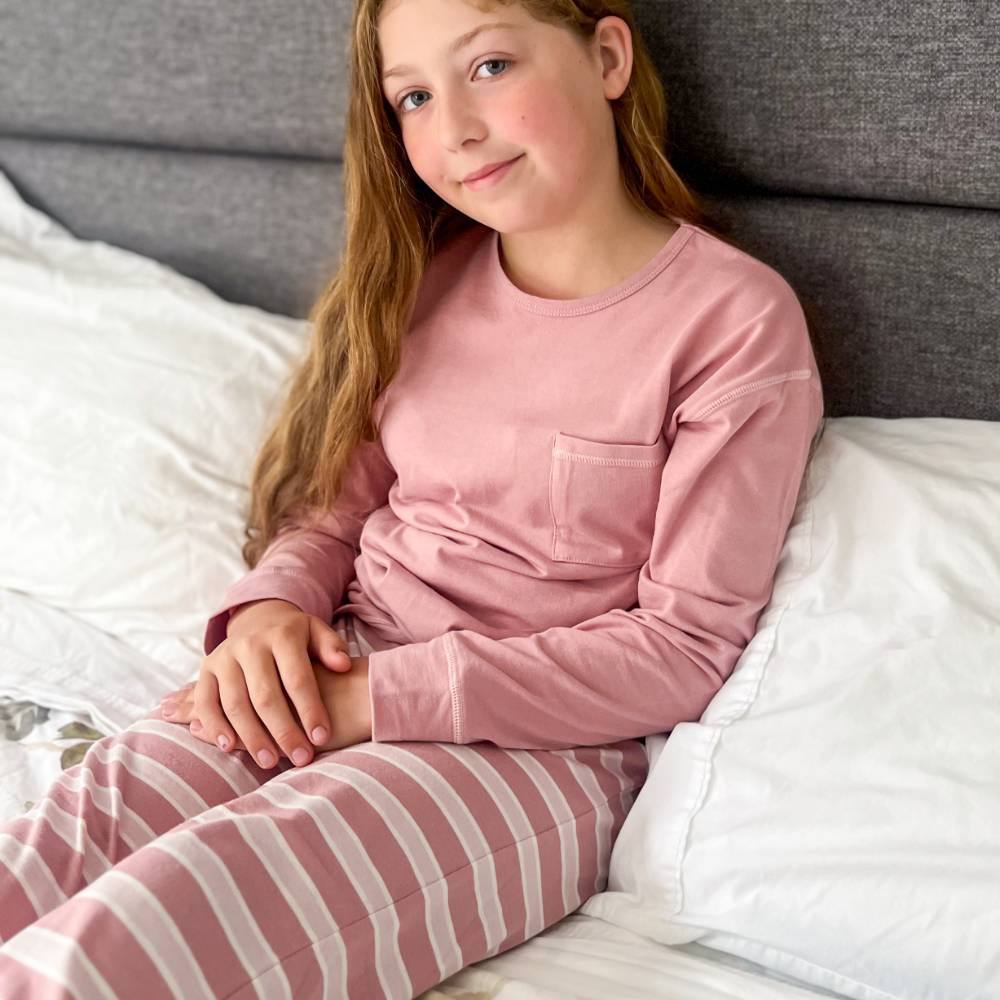 Woolbabe Merino/Organic Cotton Relaxed Winter Pyjamas 10-14 years