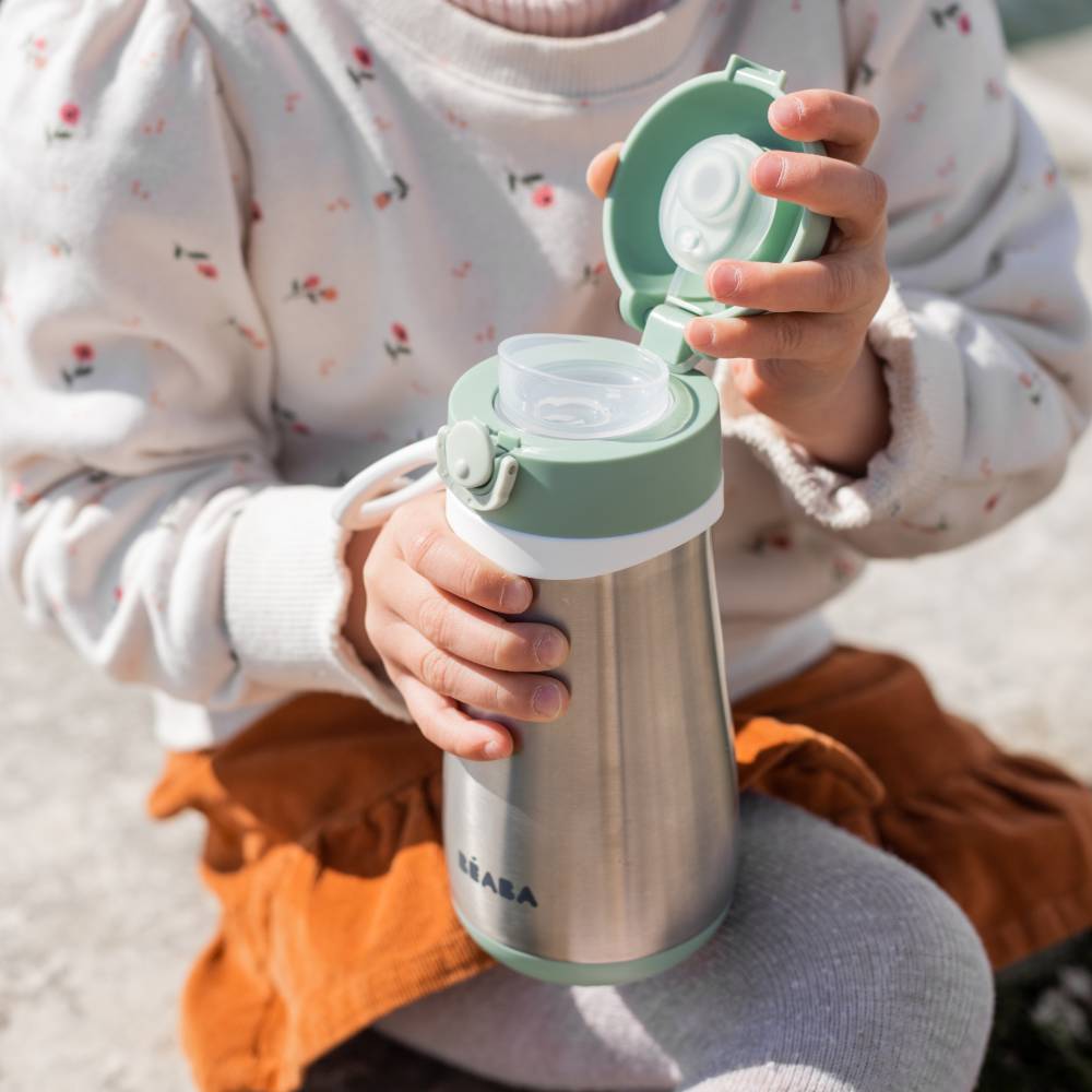 Beaba Stainless Steel Spout Bottle 350ml